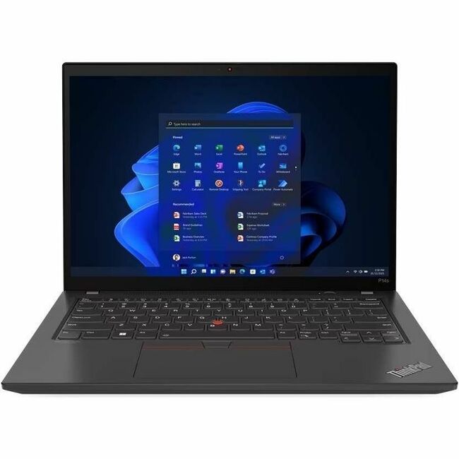 Lenovo ThinkPad P14s Gen 4 21K5000YUS 14" Touchscreen Mobile Workstation - WUXGA - 1920 x 1200 - AMD Ryzen 7 PRO 7840U Octa-core (8 Core) 3.30 GHz - 32 GB Total RAM - 32 GB On-board Memory - 512 GB SSD - Villi Black