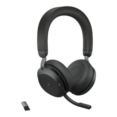 Evolve2 75 USB A MS Stereo BLK