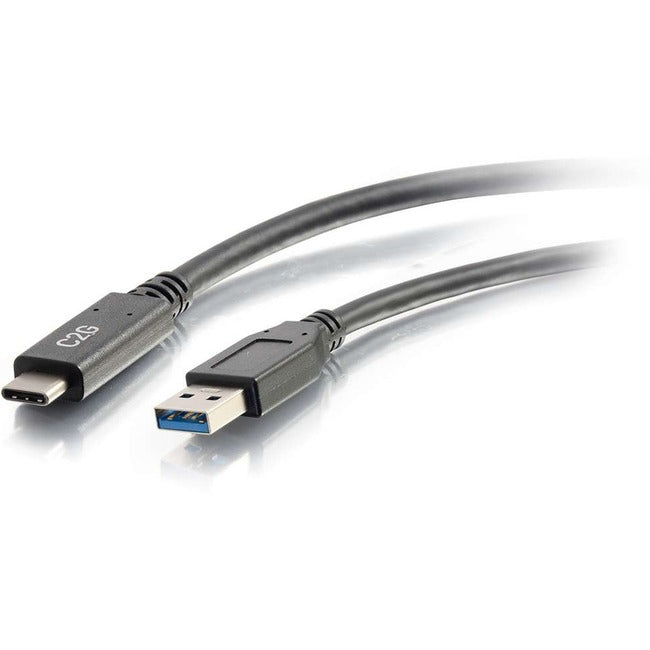 C2G 6ft USB 3.0 Type C to USB A - USB Cable Black M-M