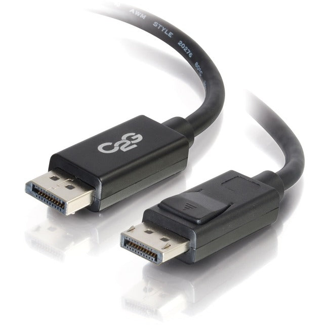 C2G 6ft 8K DisplayPort Cable with Latches - M-M