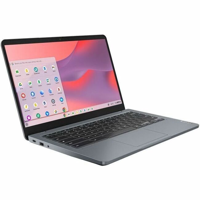 Lenovo 14e Chromebook Gen 3 82W6000AUS 14" Touchscreen Notebook - Full HD - 1920 x 1080 - Intel N100 Quad-core (4 Core) - 4 GB Total RAM - 4 GB On-board Memory - 32 GB Flash Memory - Storm Gray