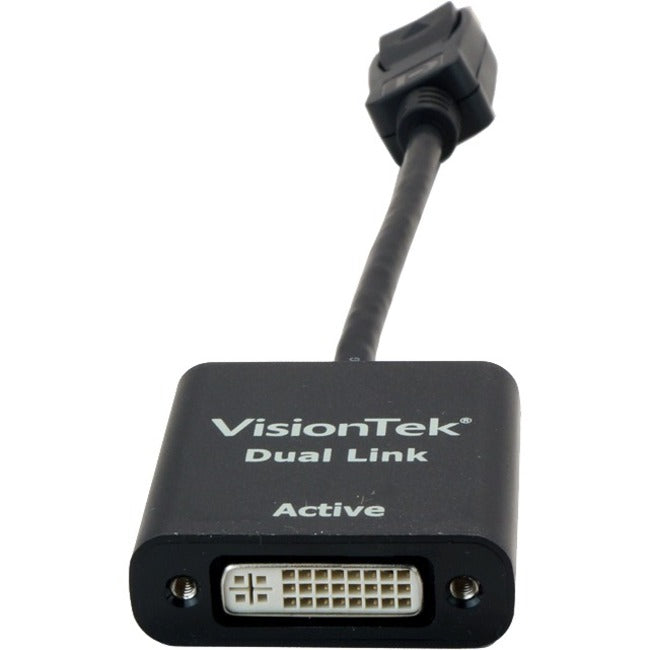VisionTek DisplayPort to Dual Link DVI-D Active Adapter (M-F)