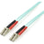 StarTech.com 2m Fiber Optic Cable - 10 Gb Aqua - Multimode Duplex 50/125 - LSZH - LC/LC - OM3 - LC to LC Fiber Patch Cable