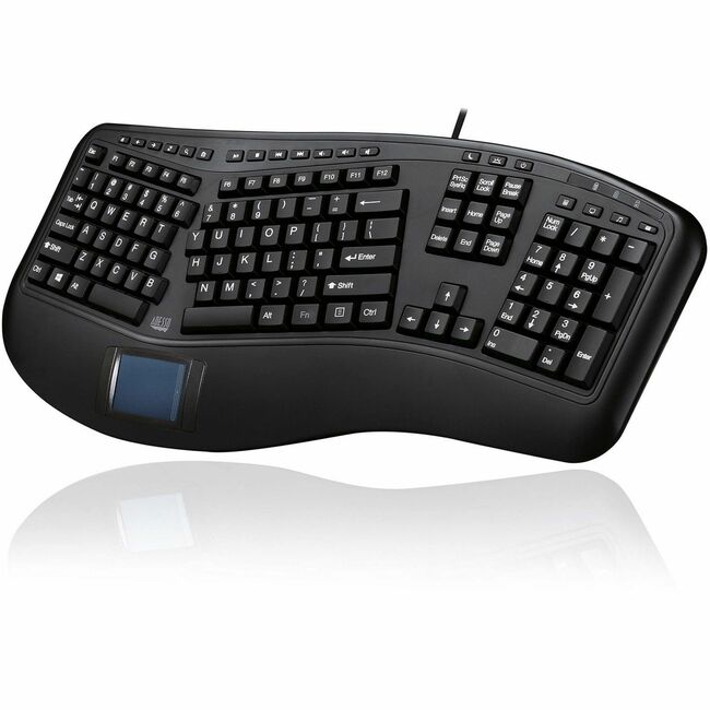 Adesso Tru-Form 450 - Ergonomic Touchpad Keyboard