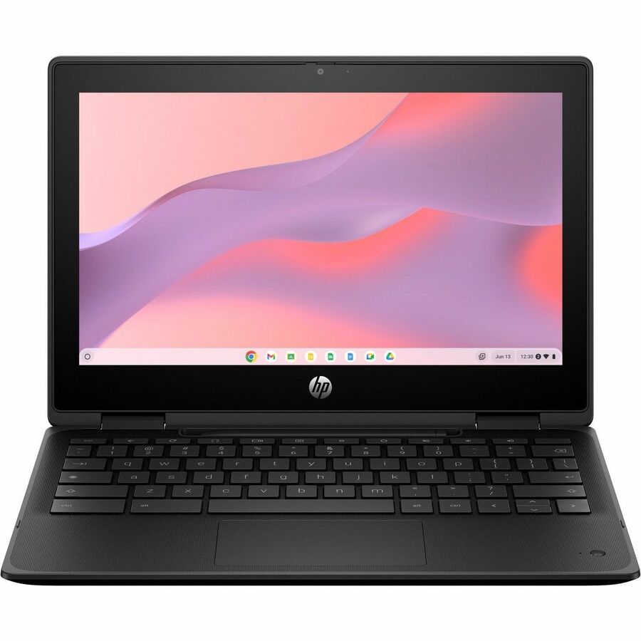HP Fortis Flip G1m 11.6" Touchscreen Convertible 2 in 1 Chromebook - HD - Octa-core (ARM Cortex A76 + Cortex A55) - 64 GB Flash Memory - English Keyboard - Jet Black