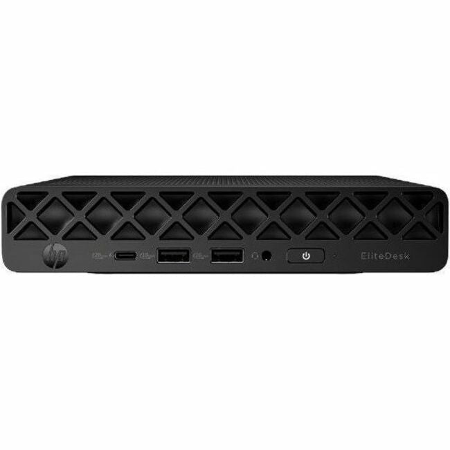 HP EliteDesk 8 G1i Desktop Computer - Intel Core Ultra 7 265T - vPro Technology - 16 GB - 256 GB SSD - Desktop Mini - Jack Black