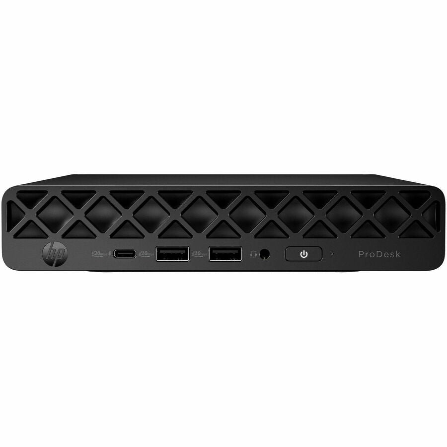 HP ProDesk 4 G1i Desktop Computer - Intel Core Ultra 7 265T - vPro Technology - 16 GB - 256 GB SSD - Mini PC - Jack Black