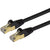 StarTech.com 10ft CAT6a Ethernet Cable - 10 Gigabit Category 6a Shielded Snagless 100W PoE Patch Cord - 10Gb Black UL Certified Wiring-TIA