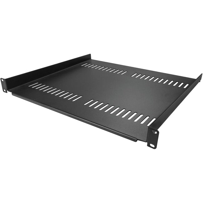 StarTech.com Vented 1U Rack Shelf - 16in Deep - 1U Rack Mount Shelf