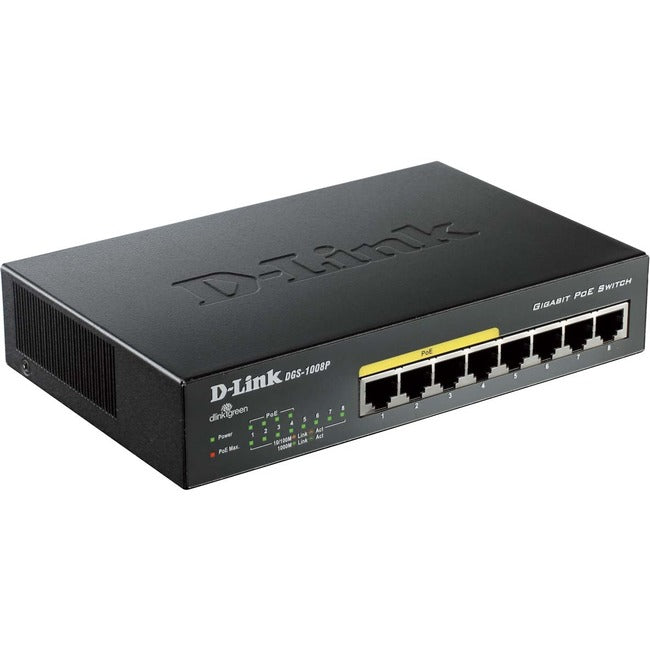 8-Port Gigabit Switch w-PoE