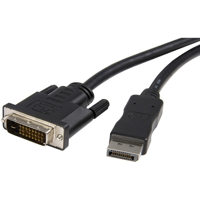 StarTech.com 10ft (3m) DisplayPort to DVI Cable, DisplayPort to DVI-D Adapter-Converter Cable, 1080p Video, DP 1.2 to DVI Monitor Cable