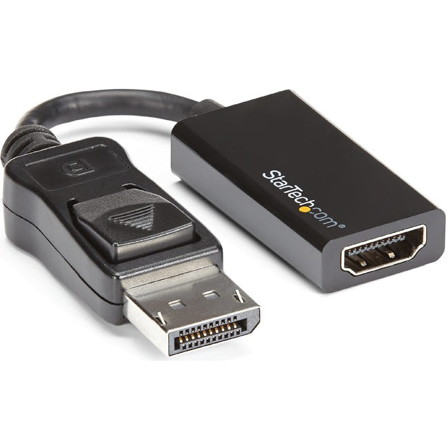 StarTech.com DisplayPort to HDMI Adapter, 4K 60Hz Active DP 1.4 to HDMI 2.0 Video Converter for Monitor-Display, Latching DP Connector