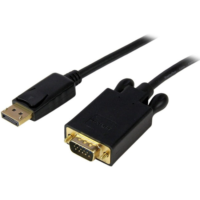 StarTech.com 6 ft DisplayPort™ to VGA Adapter Converter Cable - DP to VGA 1920x1200 - Black