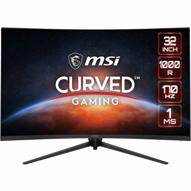 MSI G321CQP E2 31.5" WQHD Curved Screen Gaming LCD Monitor - 16:9