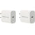 IOGEAR GearPower Compact USB-C 20W Charger 2 Pack