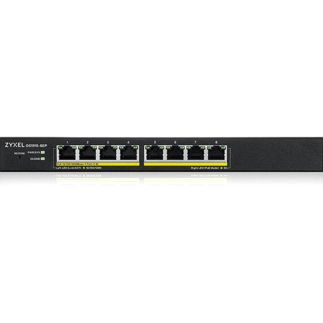 8 Port Gig PoE Web Smart Swtch