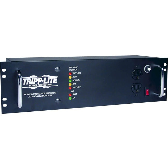 Tripp Lite 2400W Rackmount Line Conditioner w- AVR - Surge Protection 120V 20A 60Hz 14 Outlet 12ft Cord Power Conditioner