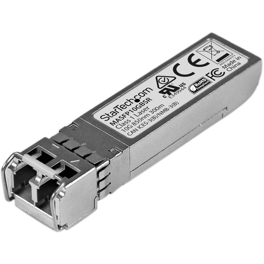 StarTech.com Cisco Meraki MA-SFP-10GB-SR Comp. SFP+ Module - 10GBASE-SR - 10GbE Gigabit Ethernet Multimode Fiber MMF Optic Transceiver