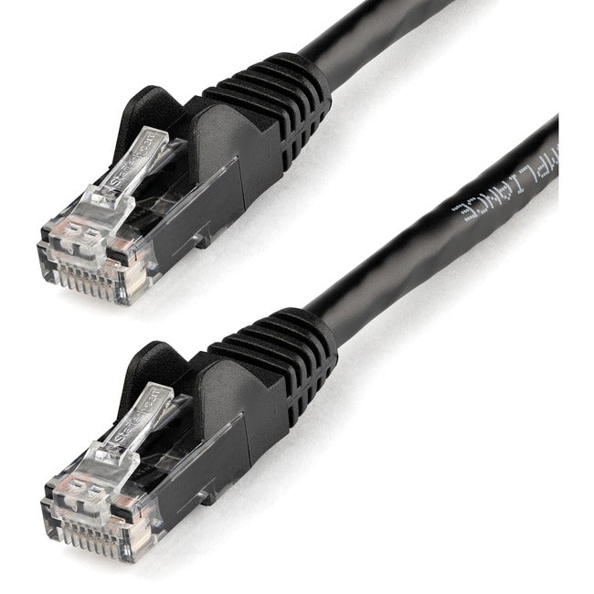 StarTech.com 100ft CAT6 Ethernet Cable - Black Snagless Gigabit - 100W PoE UTP 650MHz Category 6 Patch Cord UL Certified Wiring-TIA