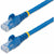 StarTech.com 1 ft. CAT6 Ethernet Cable - 10 Pack - ETL Verified - Blue CAT6 Patch Cord - Snagless RJ45 Connectors - 24 AWG - UTP