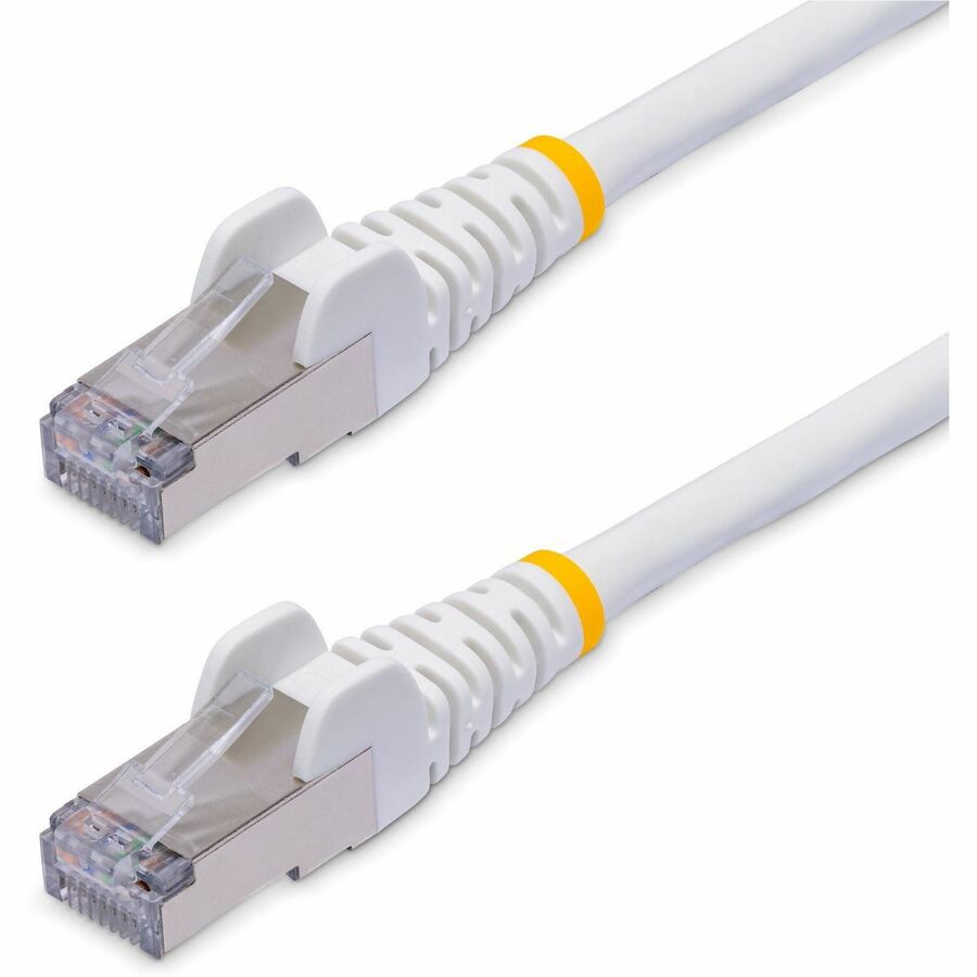 StarTech.com 40ft White CAT8 Ethernet Cable, Snagless RJ45, 25G/40G 2000MHz, 100W PoE, S/FTP, 26AWG Pure Bare Copper, LSZH Network Patch Cord
