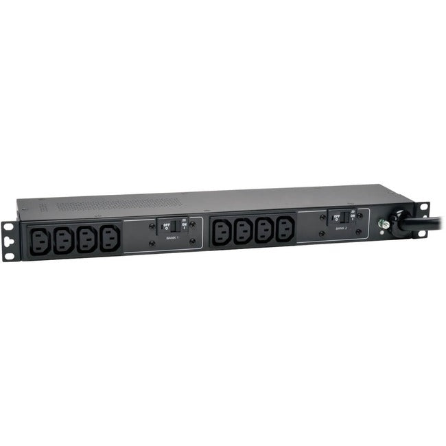 Tripp Lite PDU Basic 208V - 240V 30A 5-5.8kW C13 10 Outlet L6-30P Horizontal 1U