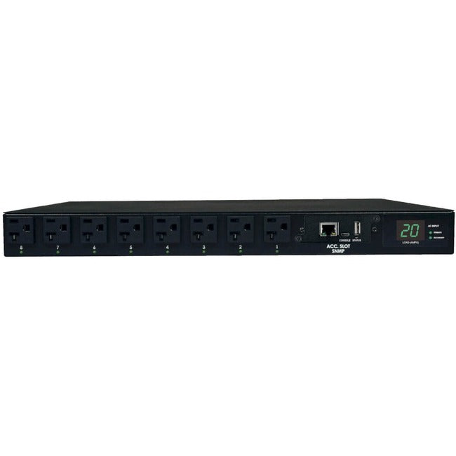 Tripp Lite PDU Switched ATS 120V 20A 5-15-20R 16 Outlet L5-20P Horizontal TAA