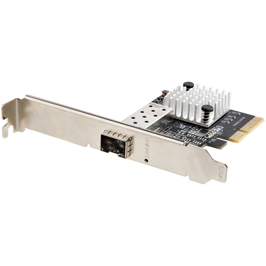 StarTech.com 10G PCIe SFP+ Card, Single SFP+ Port Network Adapter, Open SFP+ for MSA-Compliant Modules/Cables, 10 Gigabit PCIe NIC Card