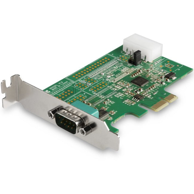 StarTech.com 1-port PCI Express RS232 Serial Adapter Card - PCIe Serial DB9 Controller Card 16950 UART - Low Profile - Windows-Linux