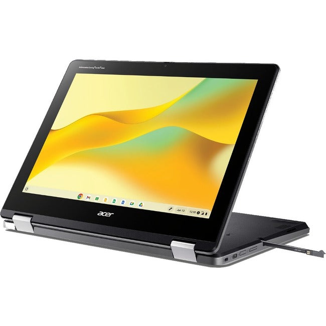 Acer Chromebook Spin 512 R856TN R856TN-C6T4 12" Touchscreen Convertible 2 in 1 Chromebook - HD+ - 1366 x 912 - Intel N100 Dual-core (2 Core) 800 kHz - 4 GB Total RAM - 64 GB Flash Memory - Black