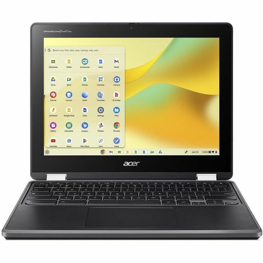 Acer Chromebook Spin 512 R857TN R857TN-C21M 12.2" Touchscreen Convertible 2 in 1 Chromebook - WUXGA - Intel N-Series N150 - 8 GB - 64 GB Flash Memory - English (US) Keyboard - Black