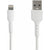 StarTech.com 6 foot/2m Durable White USB-A to Lightning Cable, Rugged Heavy Duty Charging/Sync Cable for Apple iPhone/iPad MFi Certified