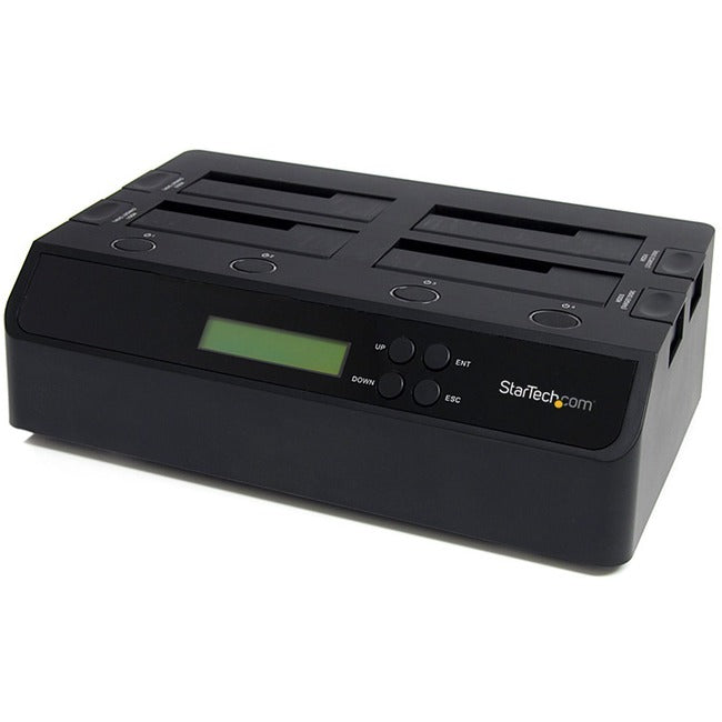 StarTech.com 4 Bay USB 3.0 eSATA to SATA Standalone 1:3 HDD Hard Drive Duplicator Dock