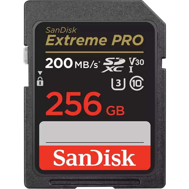 SanDisk Extreme PRO 256 GB Class 3-UHS-I (U3) V30 SDXC