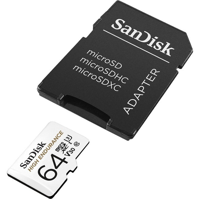SanDisk High Endurance 64 GB Class 10-UHS-I (U3) microSDXC