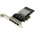 StarTech.com 4-Port Gigabit Ethernet Network Card - PCI Express, Intel I350 NIC - Quad Port PCIe Network Adapter Card w- Intel Chip