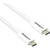 StarTech.com 2m Thunderbolt 3 Cable - 20Gbps - White - Thunderbolt / USB-C / DisplayPort Compatible - Thunderbolt 3 USB-C Cable