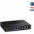TRENDnet 5-Port Unmanaged 2.5G Switch, 5 x 2.5GBASE-T Ports, 25Gbps Switching Capacity, Backwards Compatible with 10-100-1000Mbps Devices, Fanless, Wall Mountable, Black, TEG-S350