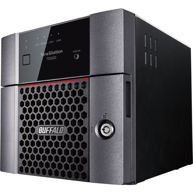BUFFALO TeraStation 3220DN 2-Bay Desktop NAS 4TB (2x2TB) with HDD NAS Hard Drives Included 2.5GBE - Computer Network Attached Storage - Private Cloud - NAS Storage- Network Storage - File Server