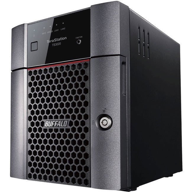 BUFFALO TeraStation 3420DN 4-Bay Desktop NAS 4TB (2x2TB) with HDD NAS Hard Drives Included 2.5GBE - Computer Network Attached Storage - Private Cloud - NAS Storage- Network Storage - File Server
