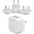 StarTech.com Travel USB Wall Charger â€" 2 Port â€" White â€" Universal Travel Adapter â€" International Power Adapter â€" USB Charger