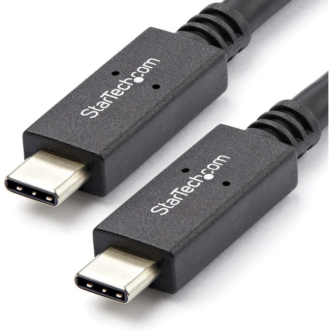 StarTech.com 1m 3 ft USB C Cable with Power Delivery (5A) - M-M - USB 3.1 (10Gbps) - USB-IF Certified - USB 3.1 Type C Cable - USB 3.1 Gen 2