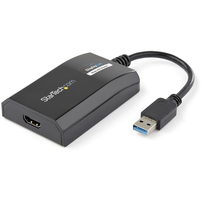 StarTech.com USB 3.0 to HDMI Adapter, DisplayLink Certified, 1920x1200, USB-A to HDMI Display Adapter, External Graphics Card for Mac-PC