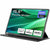 Plugable USB C Portable Monitor 15.6 Inch, 100W Pass-Through Charging for Your Laptop Smartphone Tablet