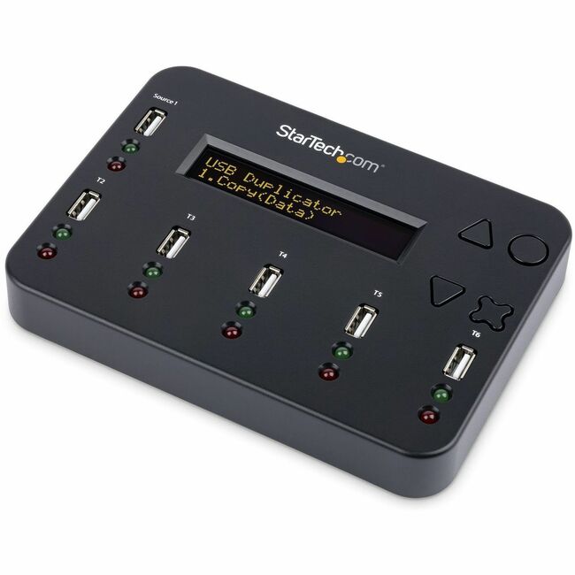 StarTech.com Standalone 1:5 USB Flash Drive Duplicator and Eraser - Flash Drive Copier