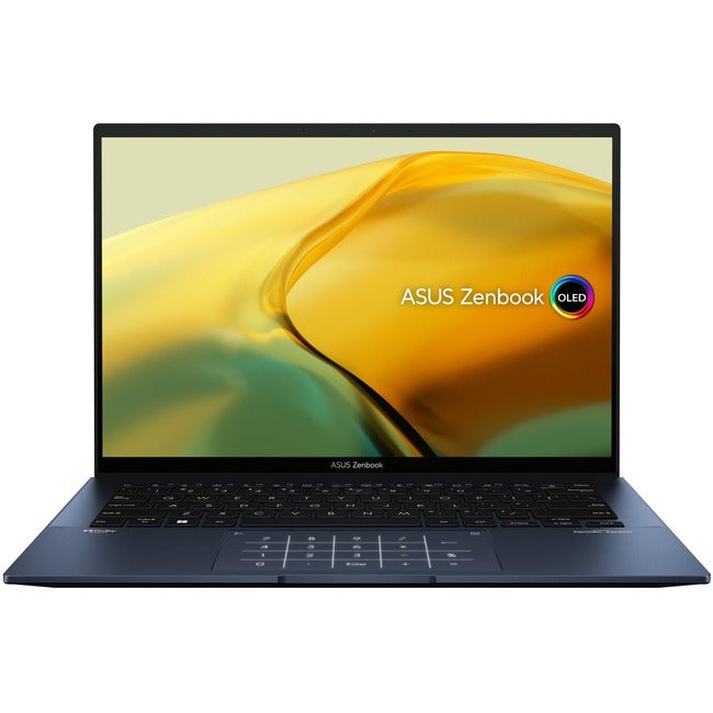 Asus ZenBook 14 UX3402 UX3402VA-DS74 14" Notebook - WQXGA - 2560 x 1600 - Intel Core i7 13th Gen i7-1360P Dodeca-core (12 Core) 2.20 GHz - Intel Evo Platform - 16 GB Total RAM - 16 GB On-board Memory - 1 TB SSD - Ponder Blue