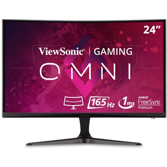 ViewSonic VX2418C 23.6" Full HD Curved Screen LED Gaming LCD Monitor - 16:9 - Black