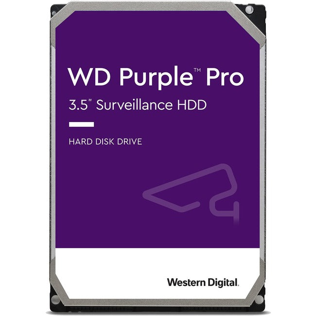 Western Digital Purple Pro WD121PURP 12 TB Hard Drive - 3.5" Internal - SATA (SATA-600) - Conventional Magnetic Recording (CMR) Method