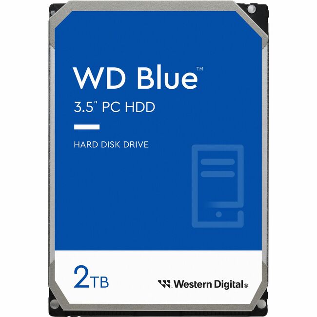Western Digital Blue WD20EZBX 2 TB Hard Drive - 3.5" Internal - SATA (SATA-600)