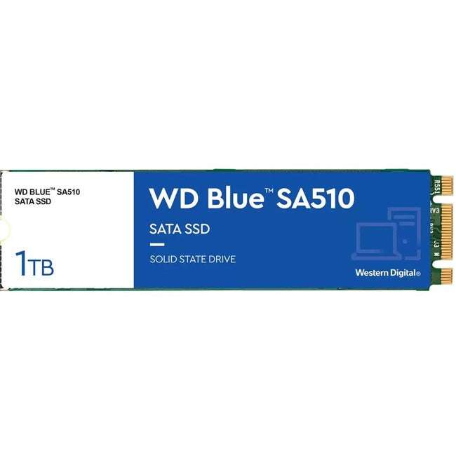 WD Blue SA510 WDS100T3B0B 1 TB Solid State Drive - M.2 2280 Internal - SATA (SATA-600)